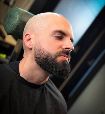 Finished beard sculpt result on a Fade & Co. client